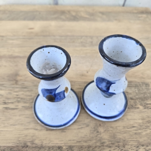 Hand Crafted Pottery Candle Sticks - Picture 7 of 9